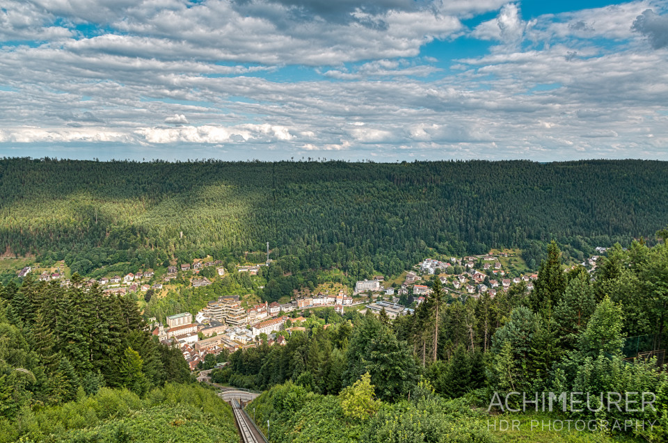 Ausblick vom Sommerberg auf Bad Wildbad
