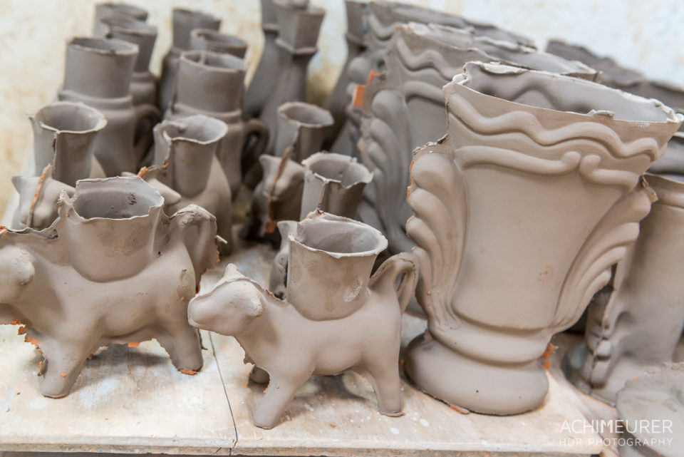 The pottery factory in Lagoa • Die Meurers