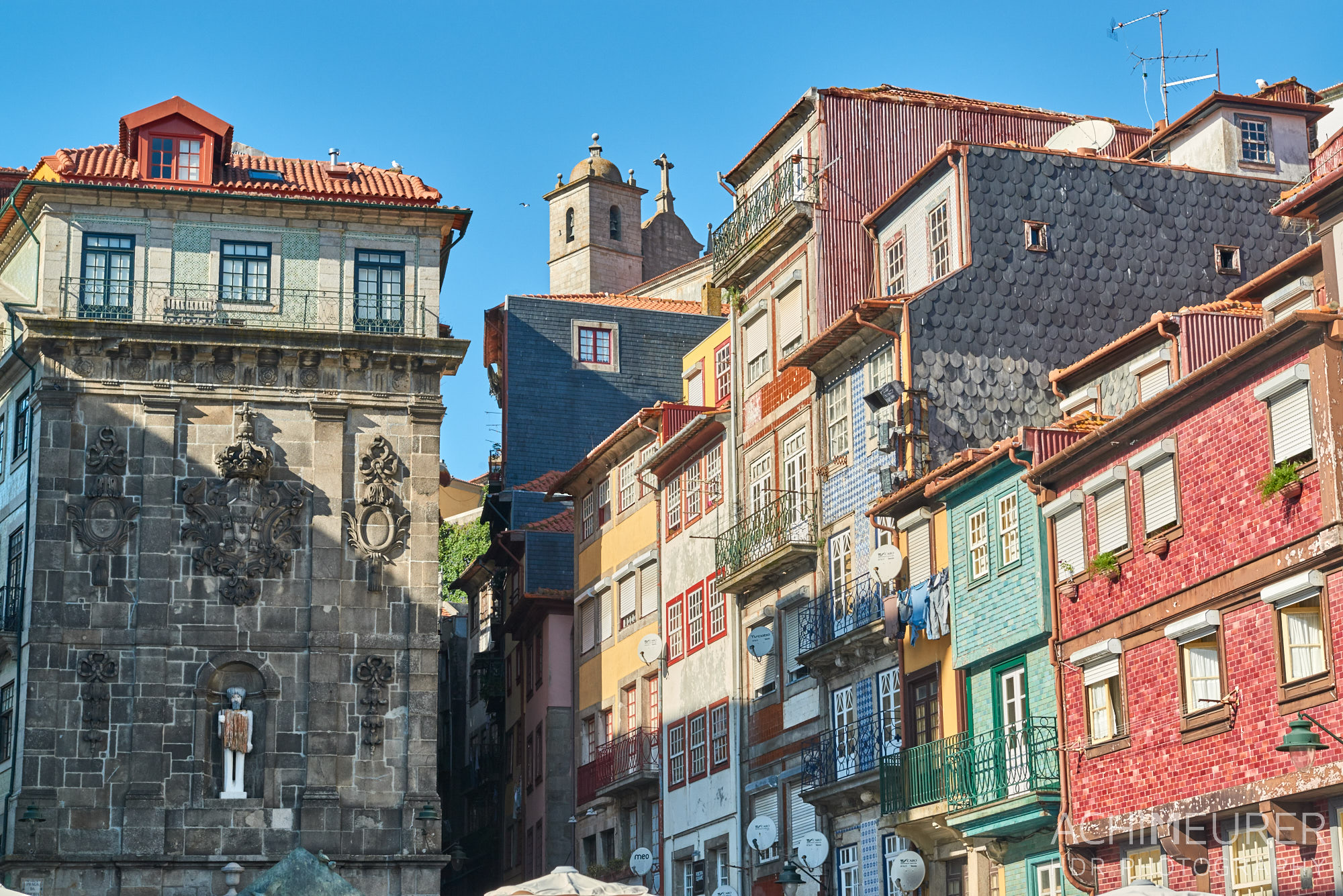 Die Küstenstadt Porto im Norden von Portugal by AchimMeurer.com                     . 