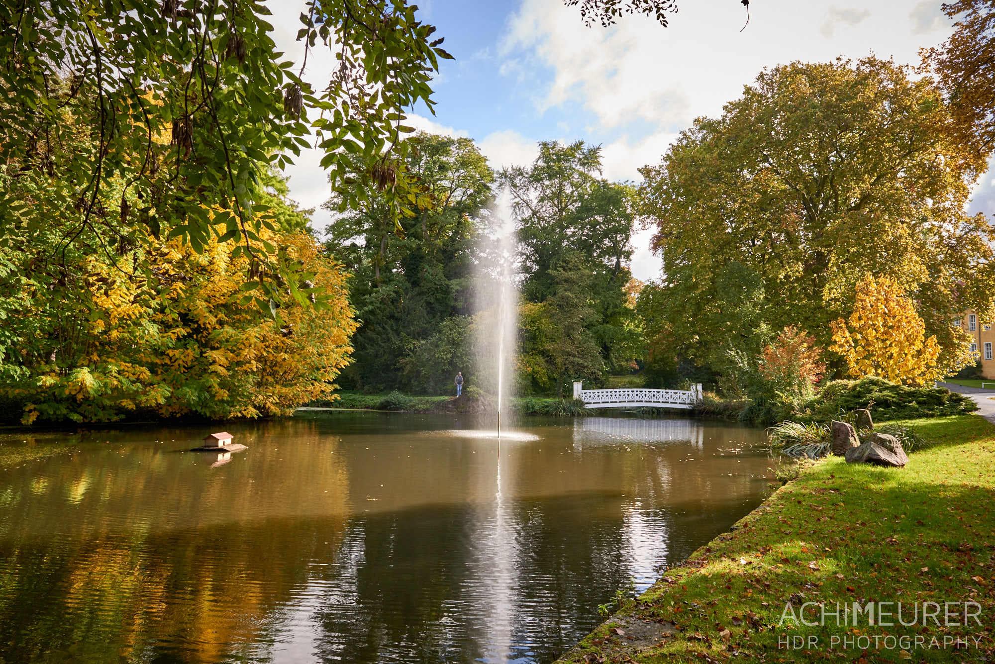 Schloss-Park, Herbst-Landschaft #nhavo by AchimMeurer.com . 