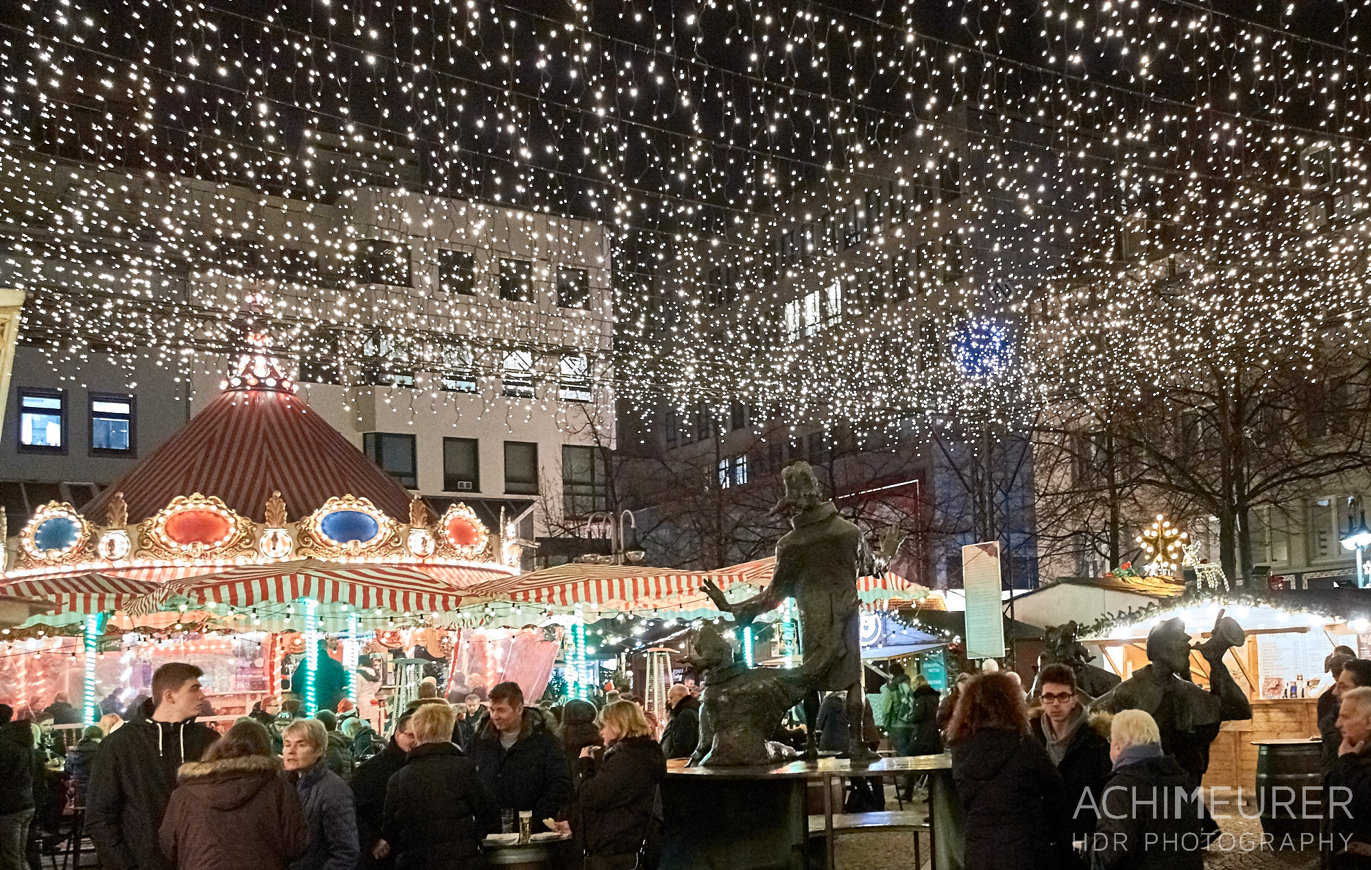 Weihnachtsmarkt in Bochum im Ruhrgebiet by @ Achim Meurer. 