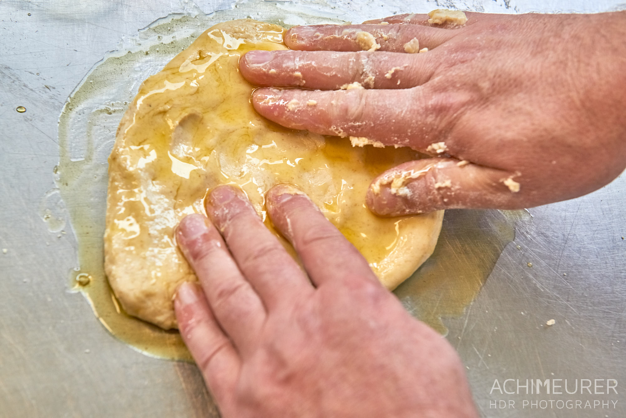 Wie macht man einen Mangoldstrudel - kochen im Jugendgästehaus in Wolfenbüttel by AchimMeurer.com . 