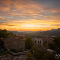 Sonnenuntergang in Siurana in den Bergen Katalonien, Spanien by AchimMeurer.com                     .