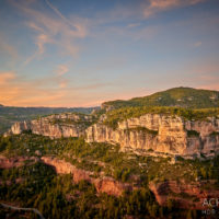 Sonnenuntergang in Siurana in den Bergen Katalonien, Spanien by AchimMeurer.com .