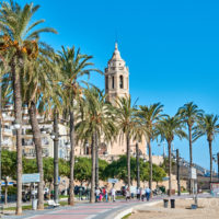 Ortsansichten von Sitges in Katalonien, Spanien by AchimMeurer.com                     .