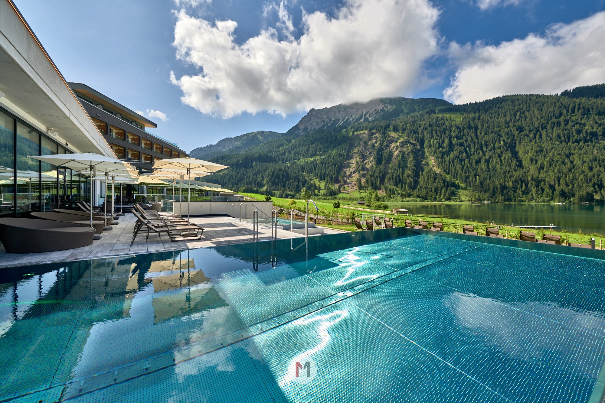 Hotel Haldensee, Tannheimer Tal, Tirol, Österreich by ACHIM MEURER. 